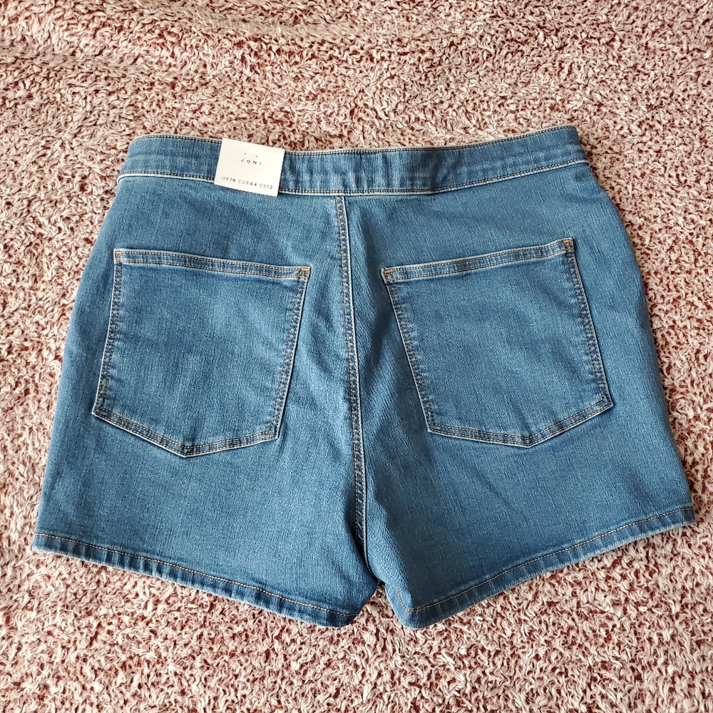 Topshop Joni Super High Waisted Shorts - Picture 7 of 9